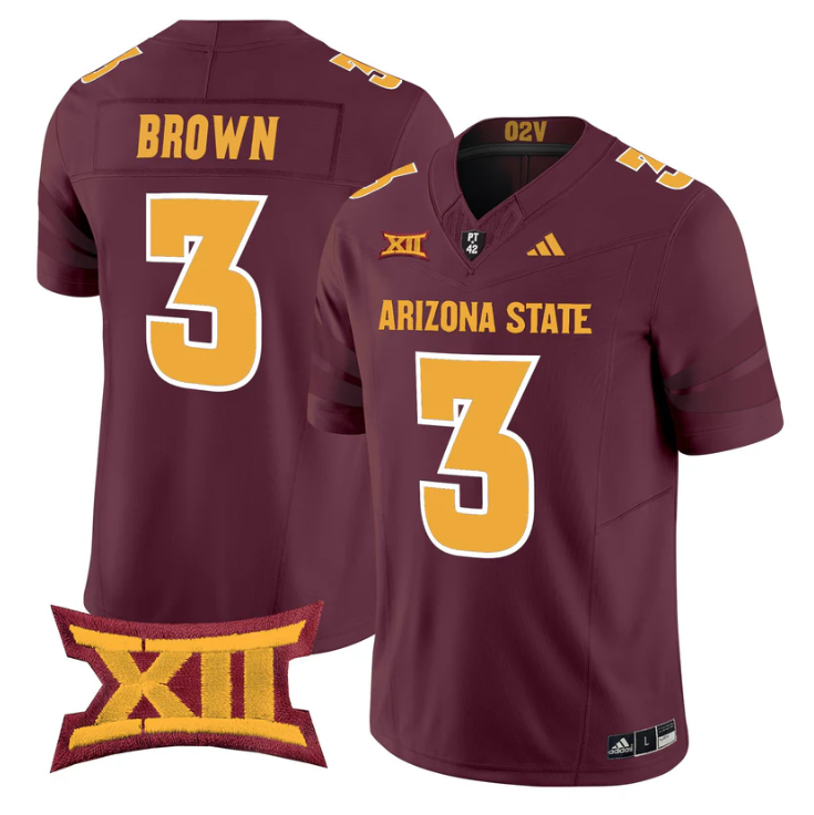 Raleek Brown Jersey #3 Arizona State Sun Devils 2025 Vapor Stitched