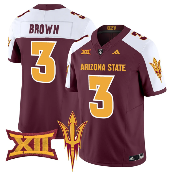 Raleek Brown Jersey #3 Arizona State Sun Devils 2025 Vapor Stitched