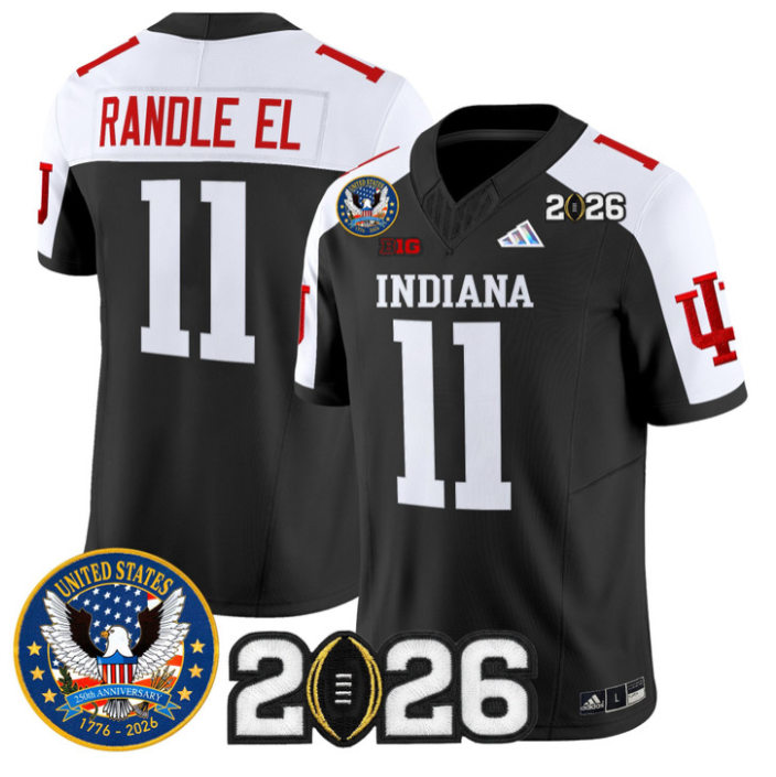 Randle El Jersey #11 Hoosiers United States 250th Patch V2 Stitched
