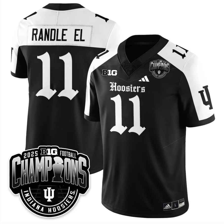 Randle El Jersey #11 Indiana Hoosiers Gothic Big 10 Champions Stitched
