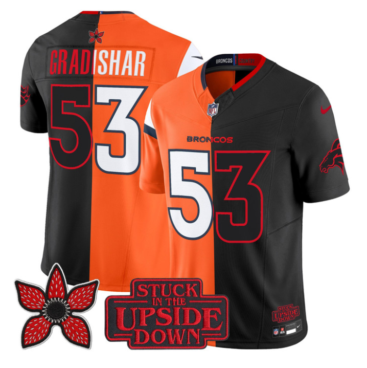 Randy Gradishar Jersey #53 Broncos Upside Down Edition Vapor Limited Stitched