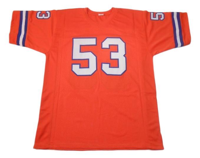 Randy Gradishar CUSTOM STITCHED Unsigned Football Jersey Orange