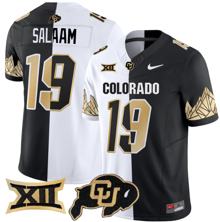 Rashaan Salaam Jersey #19 Colorado Buffaloes Vapor Limited Football Stripeout
