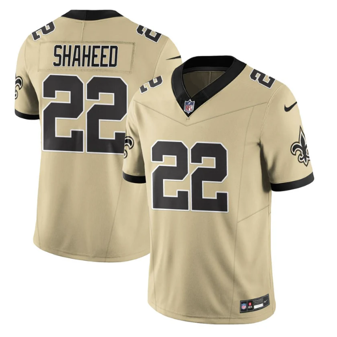 Rashid Shaheed Jersey #22 Alternate Vapor Limited Football All Stitched Gold