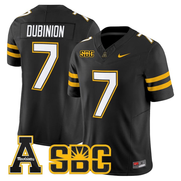 Rashod Dubinion Jersey #7 App State Mountaineers 2025 Vapor Limited Stitched