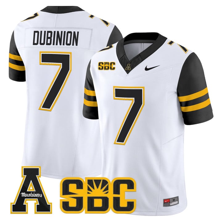 Rashod Dubinion Jersey #7 App State Mountaineers 2025 Vapor Limited Stitched