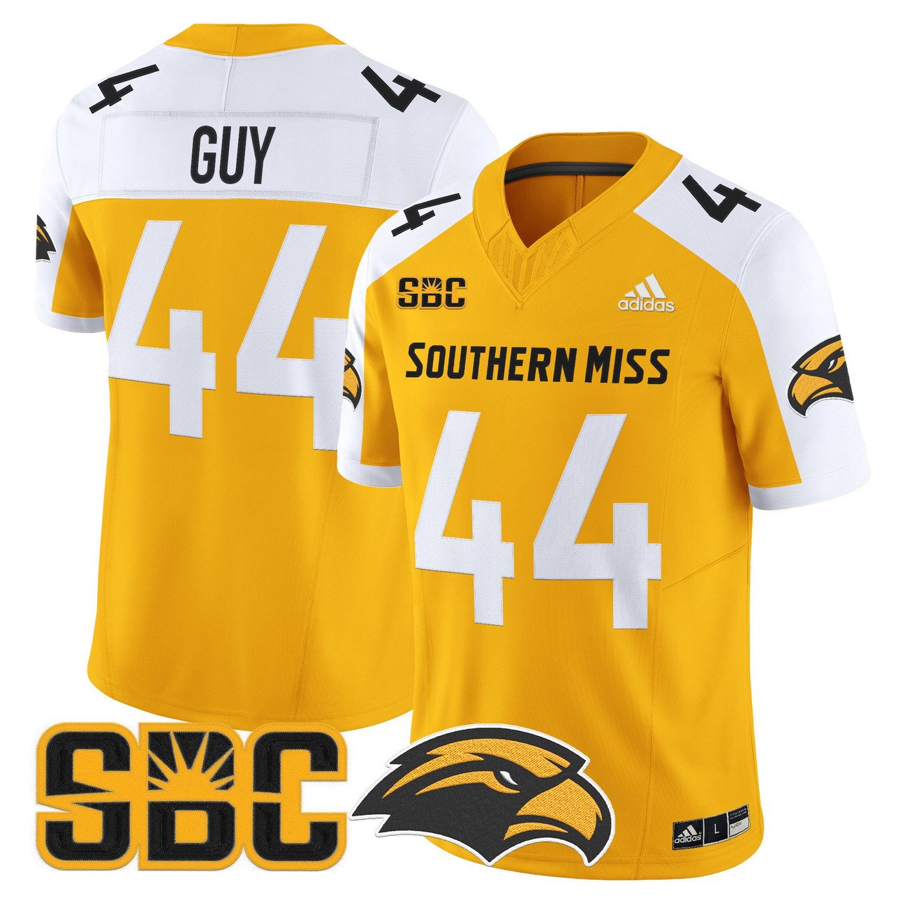 Ray Guy Jersey #44 Southern Miss Golden Eagles 2025 Vapor Limited Stitched