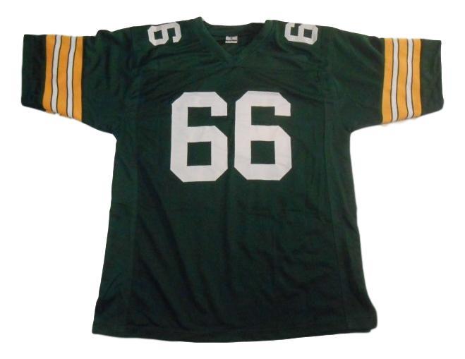 Ray Nitschke CUSTOM STITCHED Unsigned Football Jersey Green