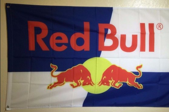 RedBull Flag Man Cave 3X5 Ft Polyester Banner USA 90x150cm Red Bull