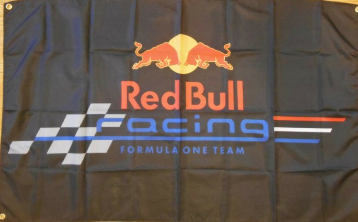 Red Bull Man Cave Automotive Racing Flag 3X5 Ft Polyester Banner USA 90x150cm RedBull