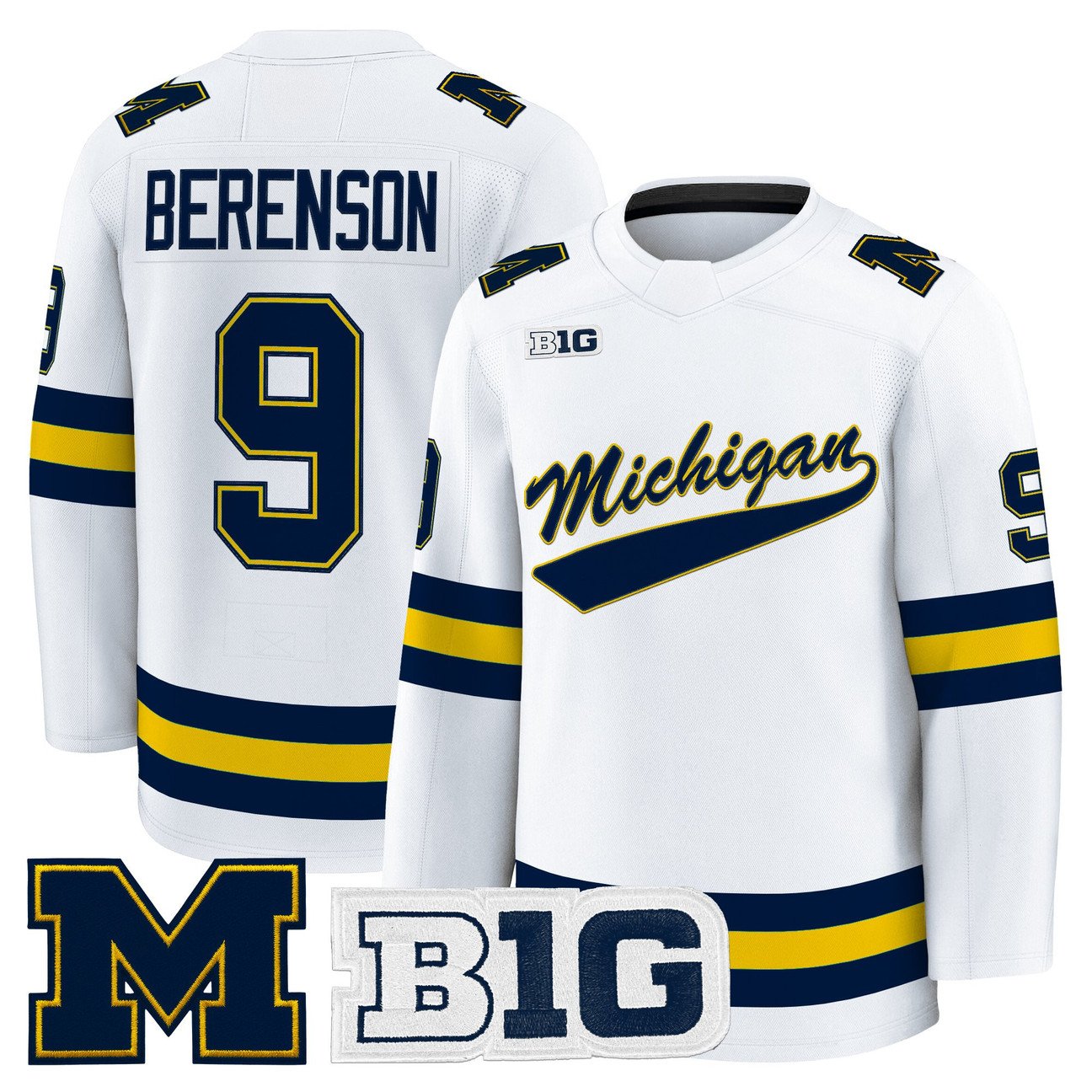 Red Berenson Jersey #9 Michigan Wolverines 2025-26 Premium All Stitched