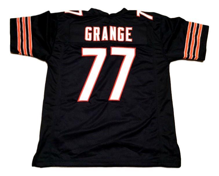 Red Grange CUSTOM STITCHED Unsigned Football Jersey Blue