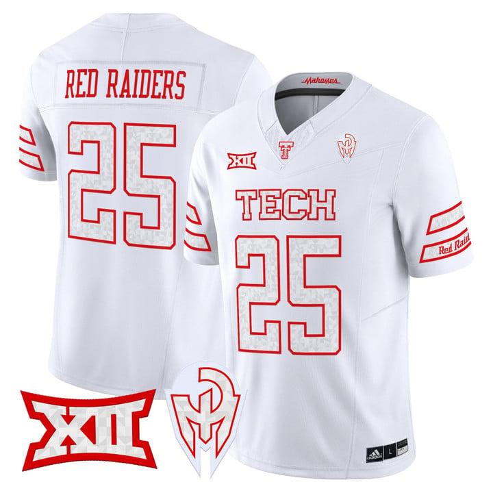 Red Raiders Jersey #25 Texas Tech Too Cold Vapor Limited Stitched