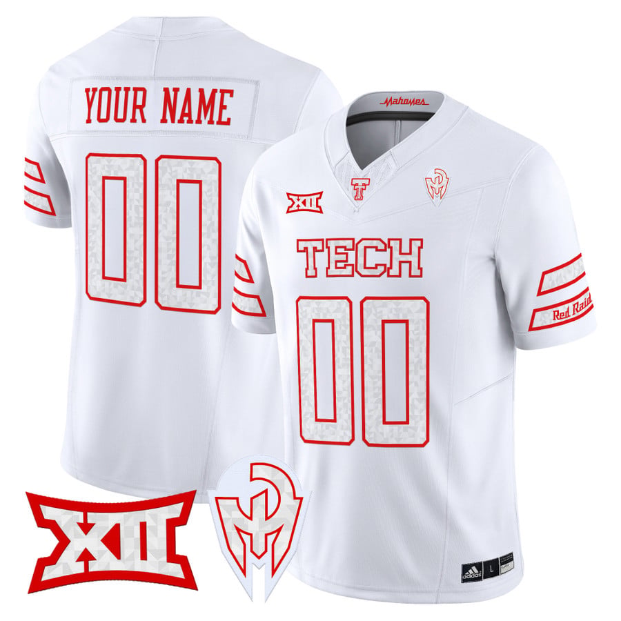 Custom Texas Tech Red Raiders Jersey Too Cold Vapor Limited Stitched