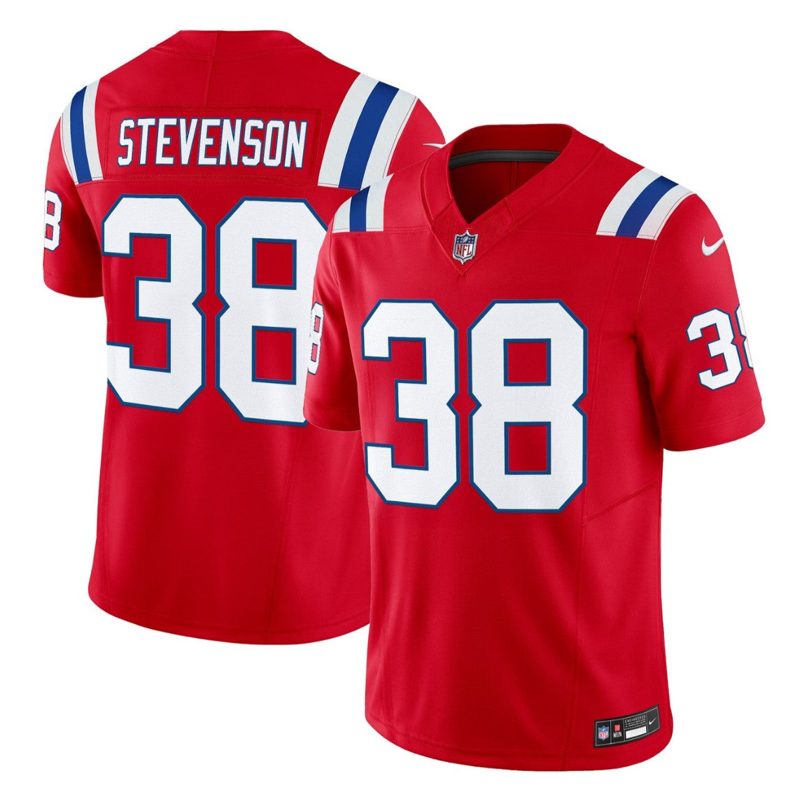Rhamondre Stevenson Jersey #38 Throwback Football Vapor Limited Stitched