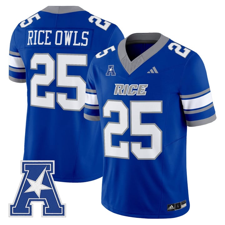Rice Owls Jersey #25 Rice Owls 2025 Vapor Limited Stitched