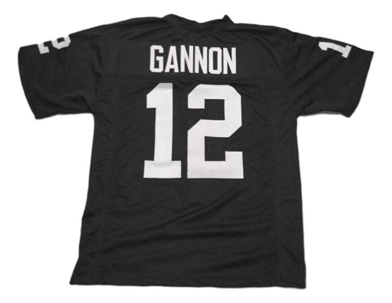 Rich Gannon CUSTOM STITCHED Unsigned Football Jersey Black (Copy)