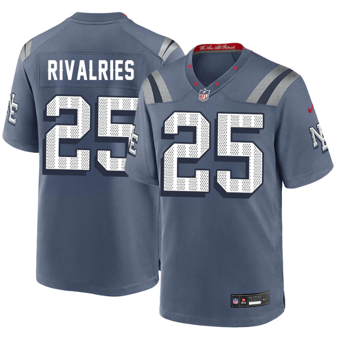Rivalries Jersey #25 F.U.S.E. Football Limited Rivalry Series All Stitched