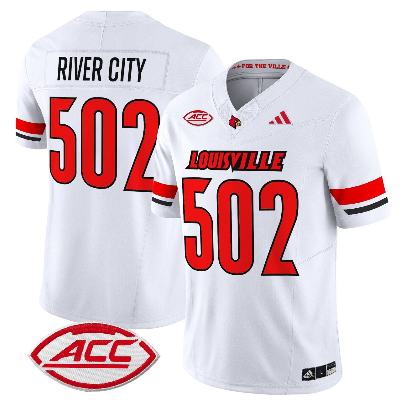River City Jersey #502 Louisville Cardinals 2025 Vapor Limited Stitched