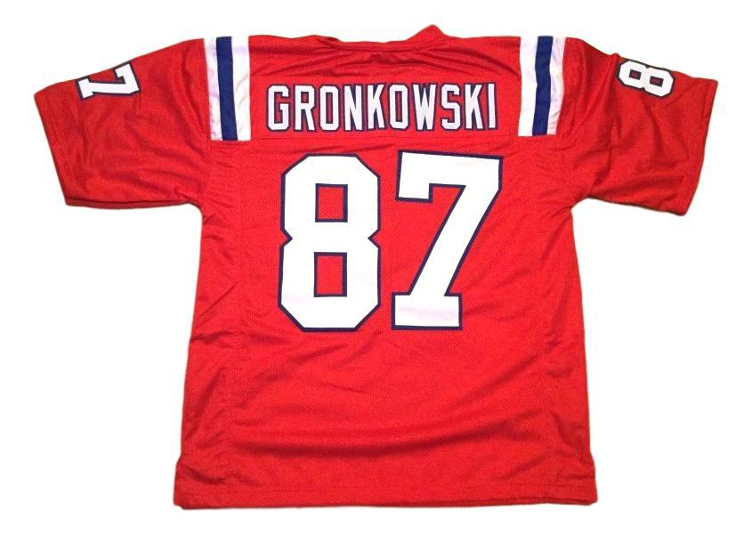 Rob Gronkowski CUSTOM STITCHED Unsigned Football Jersey Red