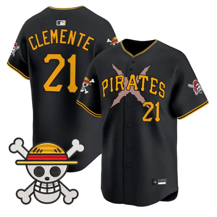 Roberto Clemente Jersey #21 Pittsburgh Pirates One Piece Premier Stitched