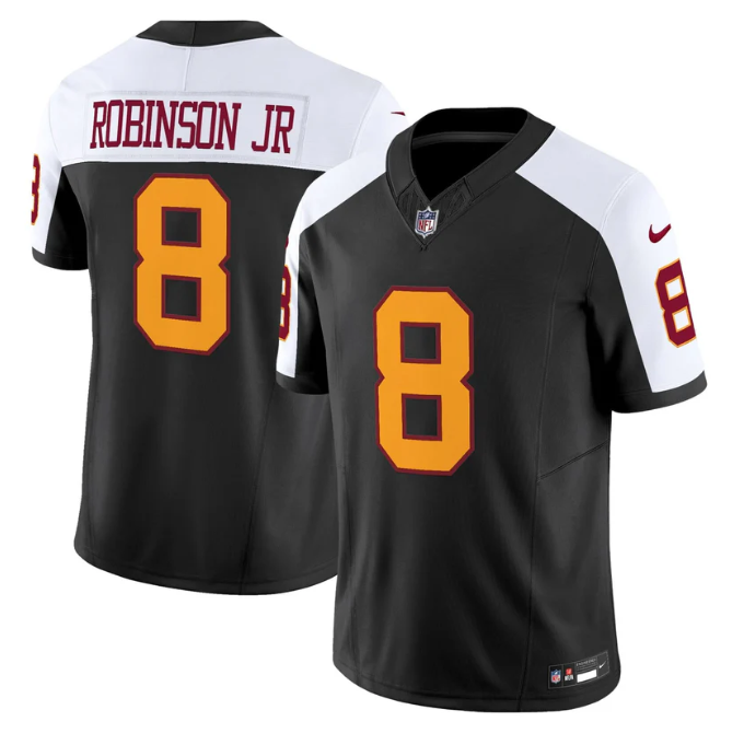 Robinson Jr Jersey #8 Throwback Vapor Limited All Stitched Black Alter