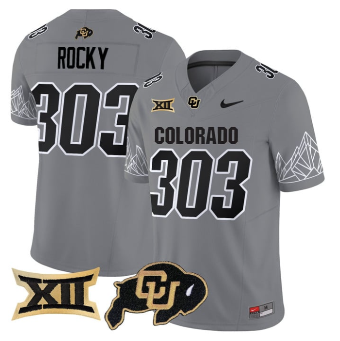 Rocky Jersey #303 Colorado Buffaloes 2025 Limited V2 Stitched White