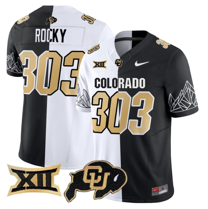 Rocky Jersey #303 Colorado Buffaloes 2025 Limited V2 Stitched Stripeout