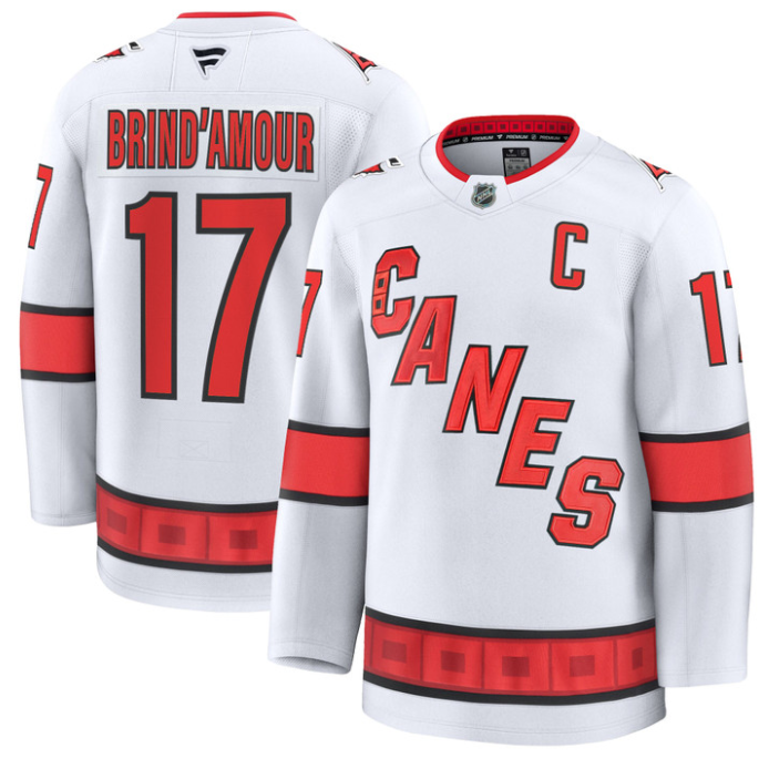 Rod Brind'Amour Jersey #17 Carolina Hurricanes Premium All Stitched White