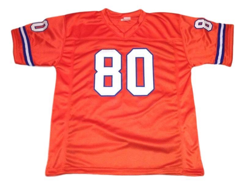 Rod Smith CUSTOM STITCHED Unsigned Football Jersey Orange