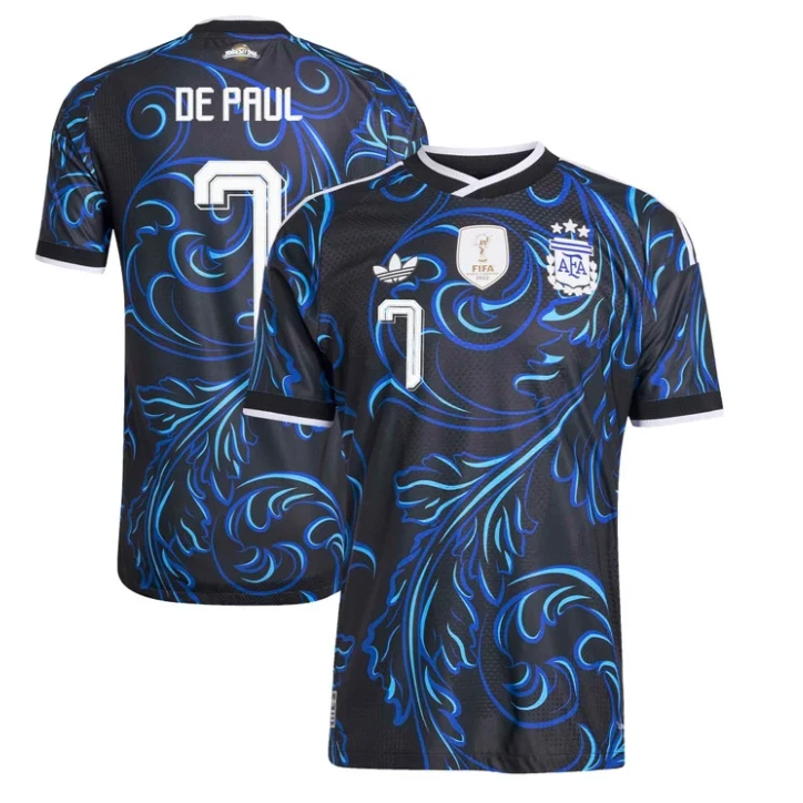 Rodrigo De Paul Jersey #7 Argentina 2026 National Team Soccer