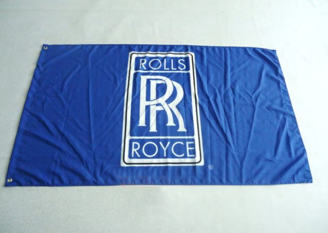 Rolls Royce Racing Flag 3X5 Ft Polyester Banner USA 90x150cm