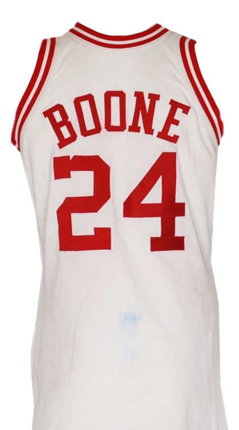 Ron Boone Jersey #24 Aba West All Star Basketball Sewn White