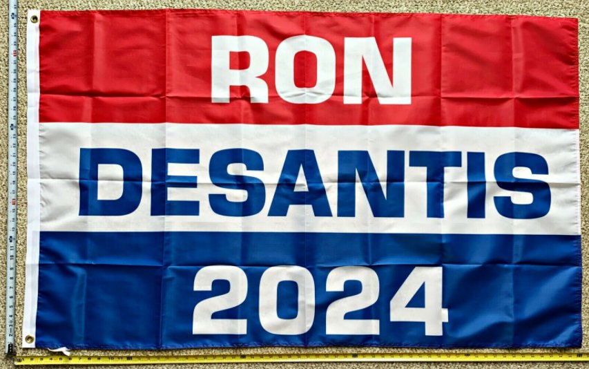 Ron Desantis Flag Make America Florida 2024 Block Sign USA 3x5ft