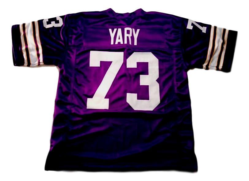 Ron Yary CUSTOM STITCHED Unsigned Football Jersey Purple