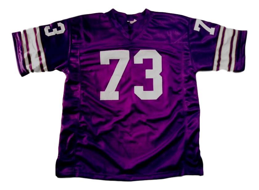 Ron Yary CUSTOM STITCHED Unsigned Football Jersey Purple