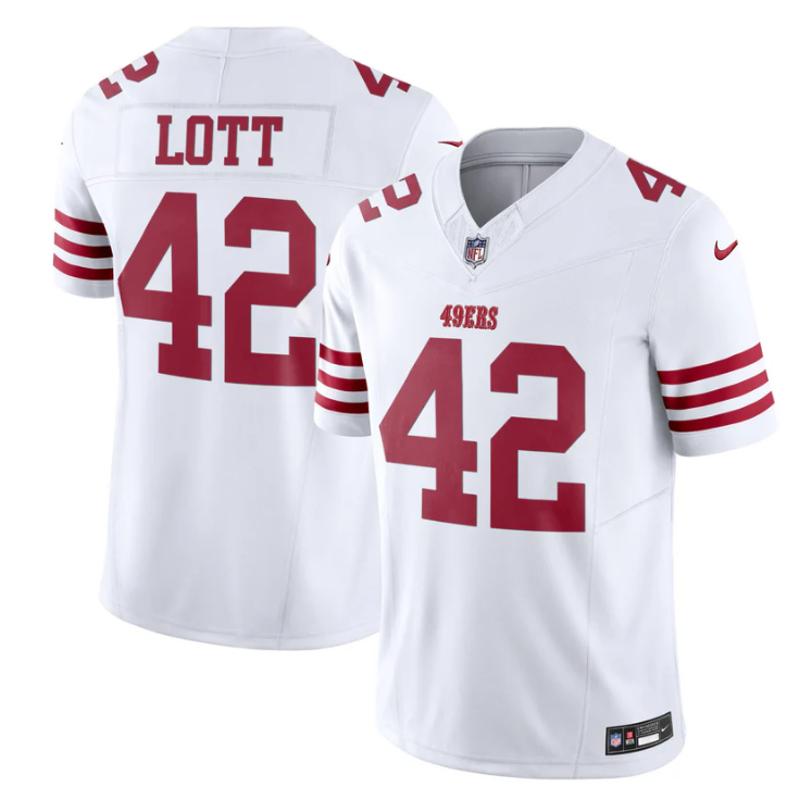 Ronnie Lott Jersey #42 Football Vapor Limited All Stitched