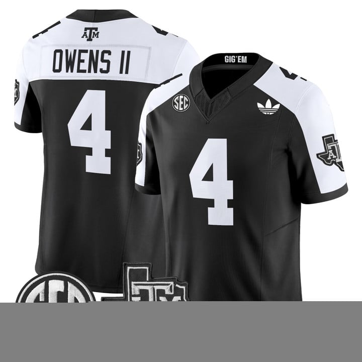 Rueben Owens II Jersey #4 Texas A&M Aggies 2025 Vapor V2 Stitched