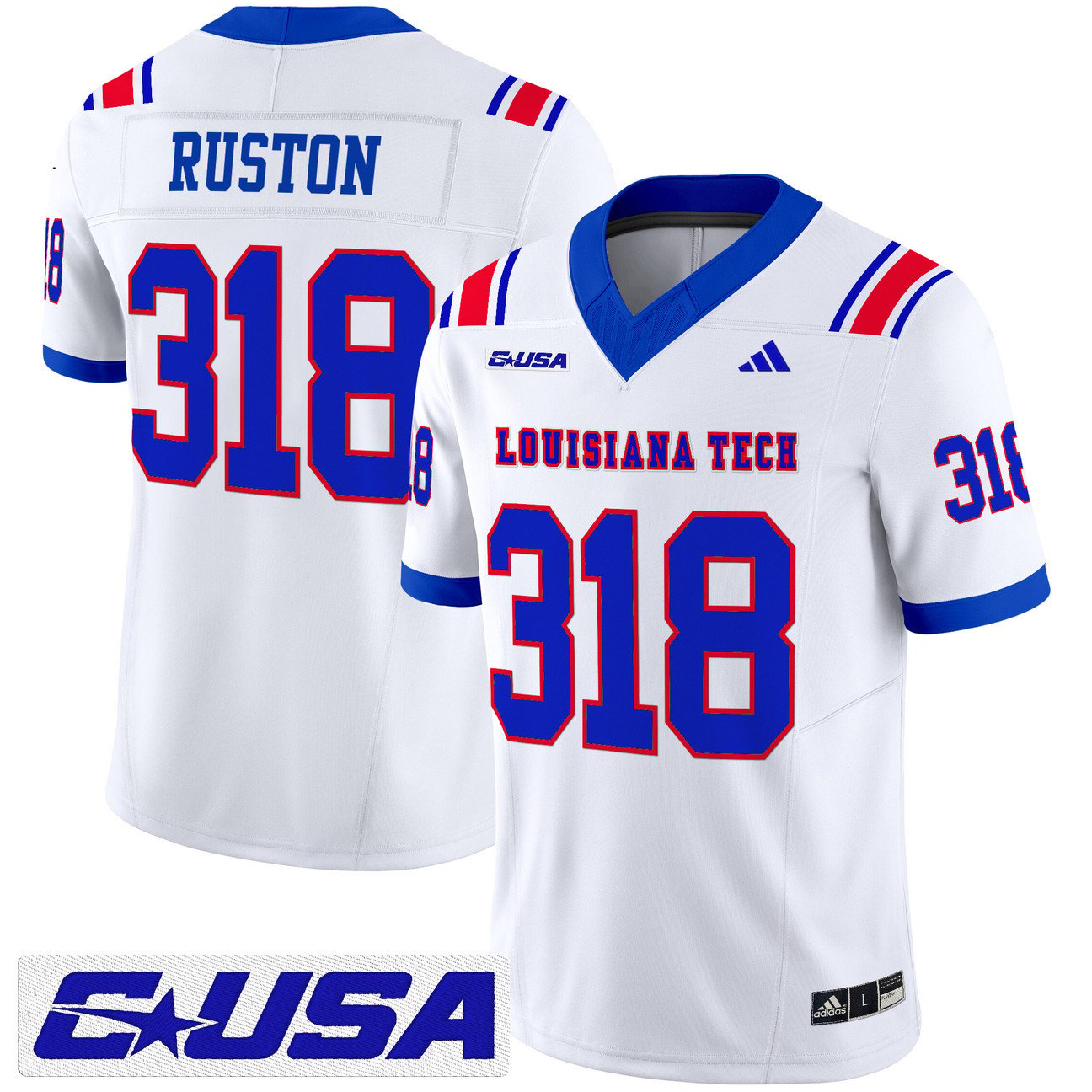 Ruston Jersey #318 Louisiana Tech Bulldogs 2025 Vapor Limited Stitched