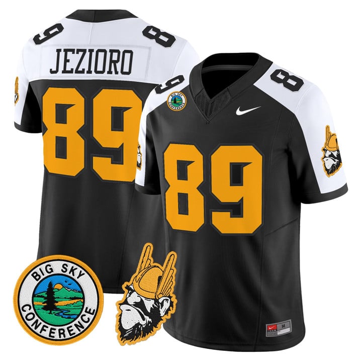Ryan Jezioro Jersey #89 Idaho Vandals 1975 Throwback Limited Stitched Black Alter