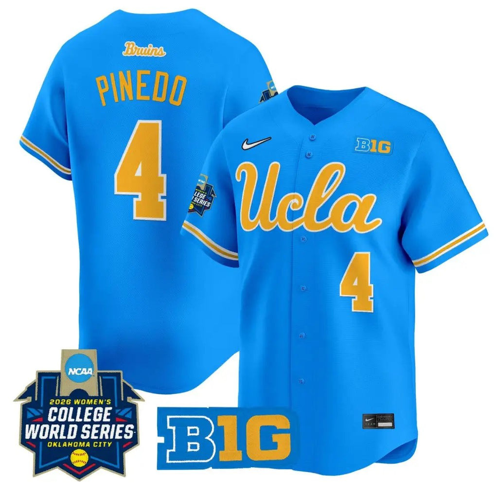 Rylee Pinedo Jersey #4 UCLA Bruins Softball 2026 World Series Stitched