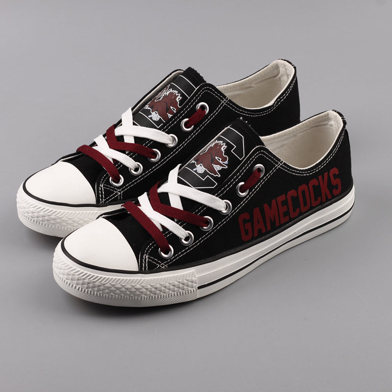 South Carolina Gamecocks Limited Print NCAA College Students Low Top Canvas Shoes Sport Sneakers 1