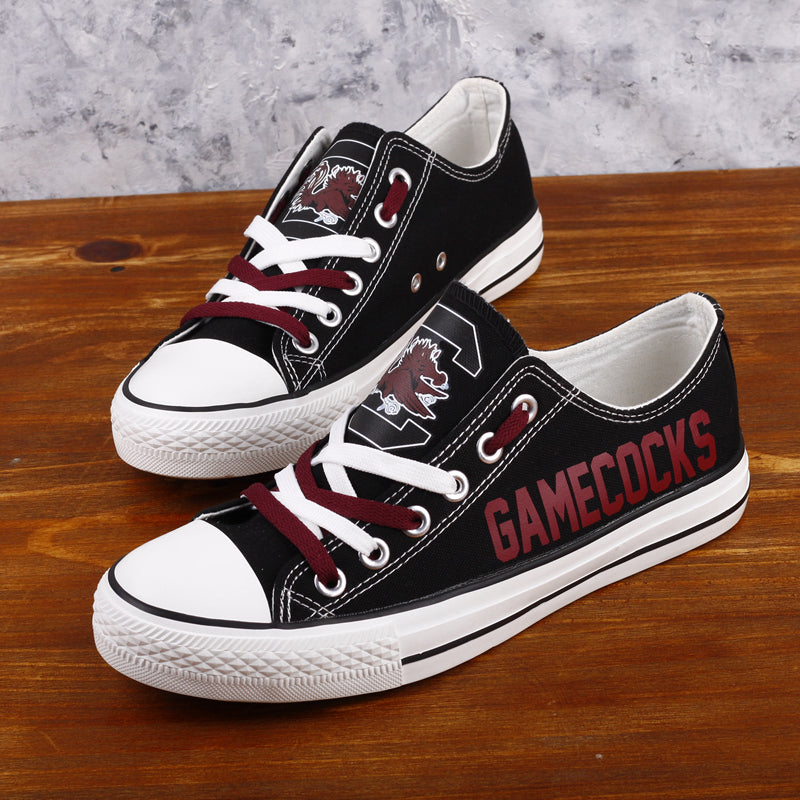 South Carolina Gamecocks Limited Print NCAA College Students Low Top Canvas Shoes Sport Sneakers 1