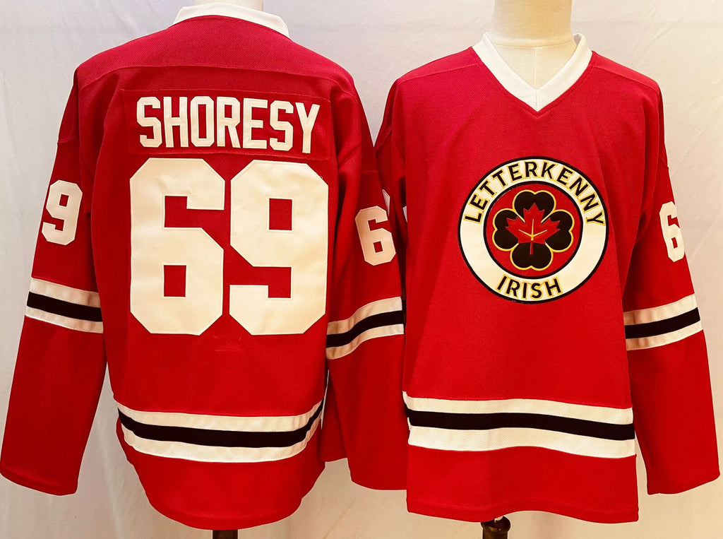SHORESY Jersey #69 Ice Hockey LETTERKENNY Ireland All Stitched