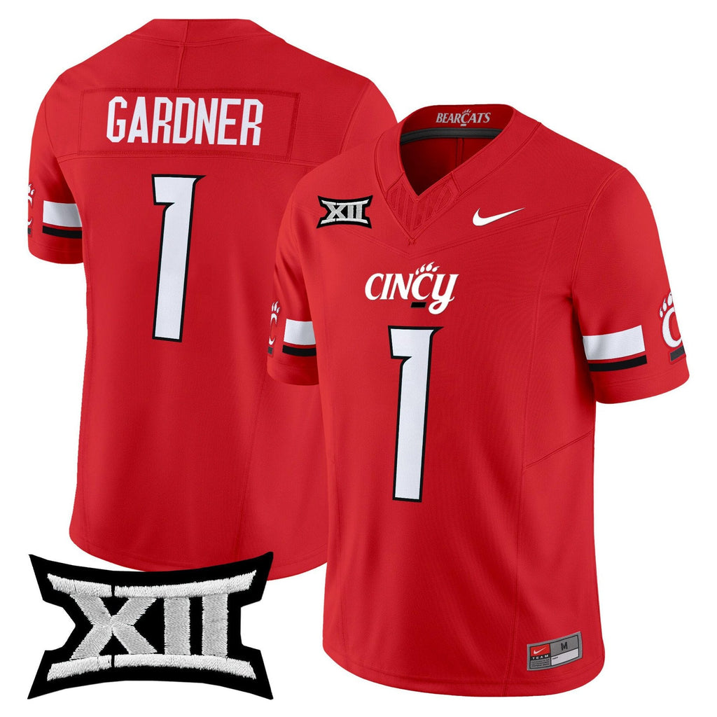 Sauce Gardner Jersey #1 Cincinnati Bearcats 2025 Vapor Limited Stitched Red