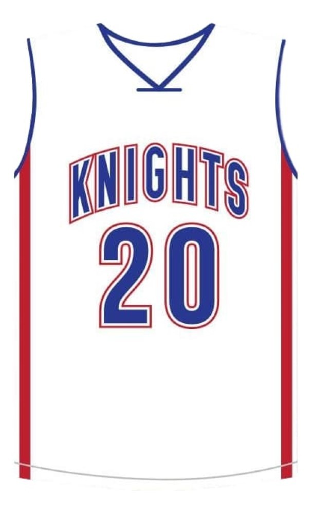 Stephen Curry Jersey #20 Knights High School New Basketball White