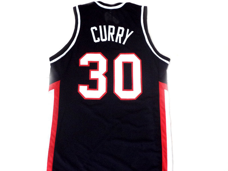 Stephen Curry Jersey #30 Davidson College Wildcats New Basketball Black