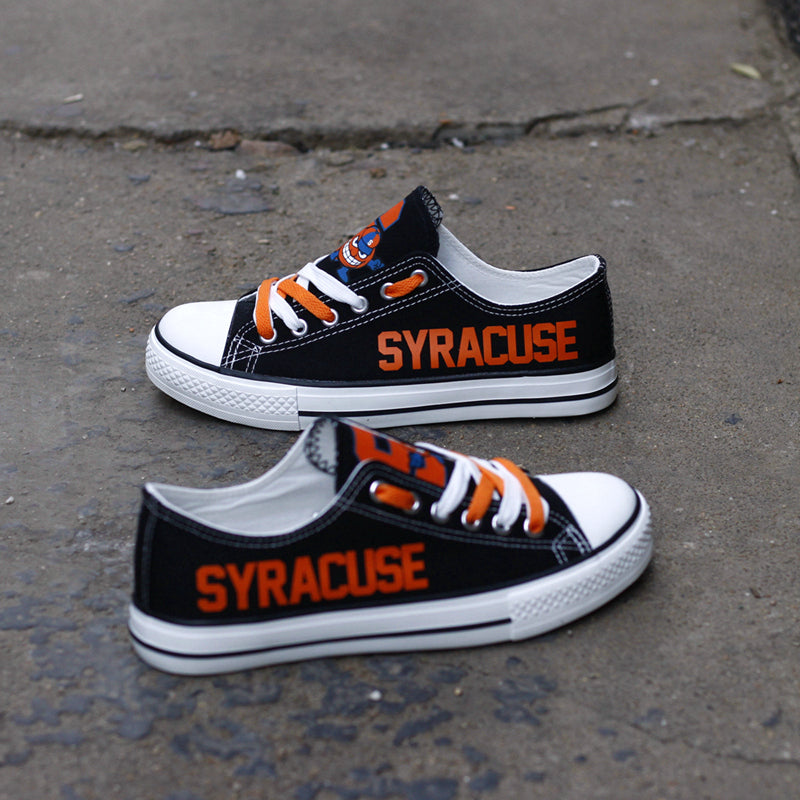 Syracuse Orange Limited Print NCAA College Students Low Top Canvas Shoes Sport Sneakers 1