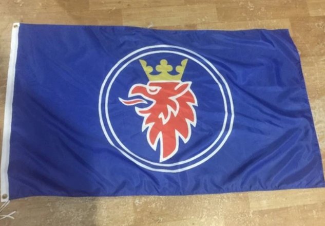 Saab Flag 3X5 Ft Polyester Banner USA 90x150cm