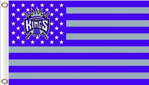 Sacramento Kings Star Flag 3X5Ft Polyester Banner USA Digital Print
